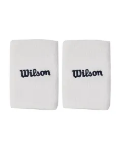 Breite Handgelenkbänder Wilson Wide Terry Weiss